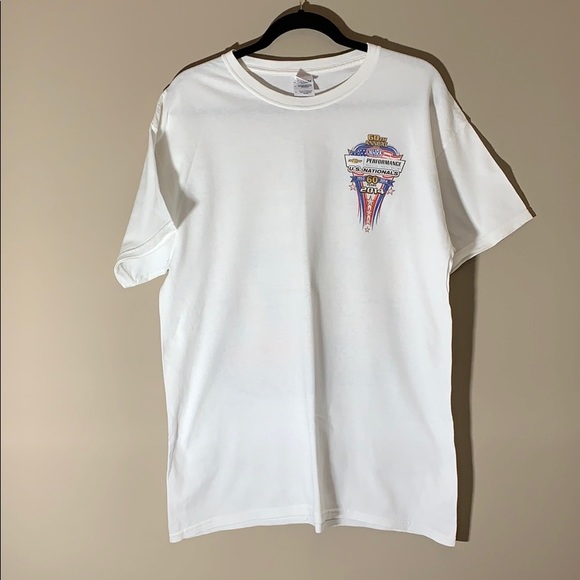 Vintage 60th Annual NHRA tee shirt. White. Size L. - Picture 1 of 5